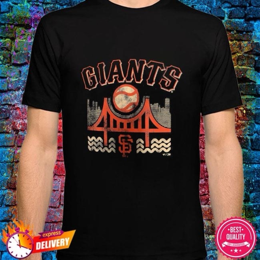 New
San francisco giants fanatics branded the bay hometown collection shirt